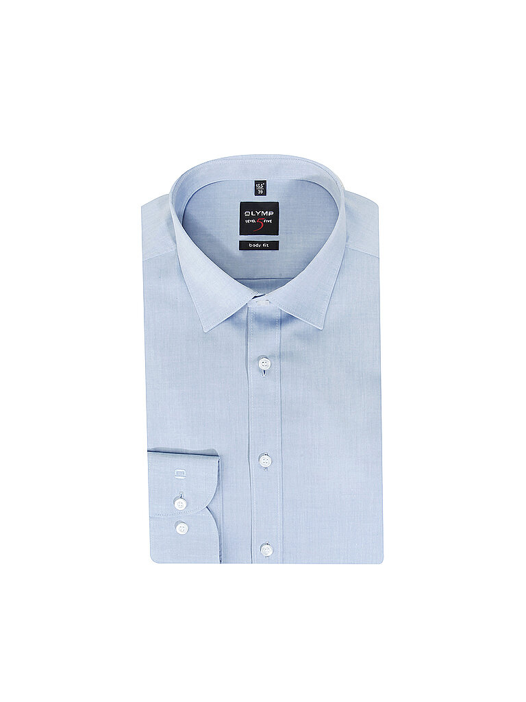 OLYMP Level Five Shirt Body Fit Blue 45 7